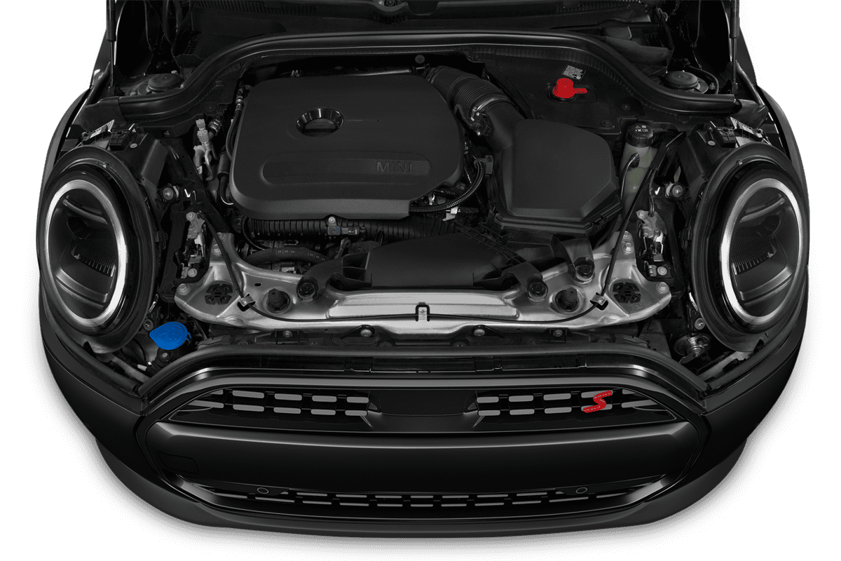 Motorraum eines MINI Cooper 5-Türer 