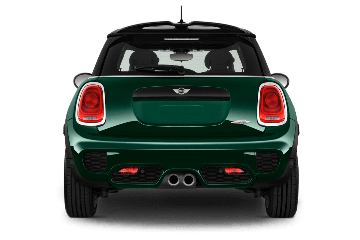Heckansicht eines MINI 3-Türer John Cooper Works