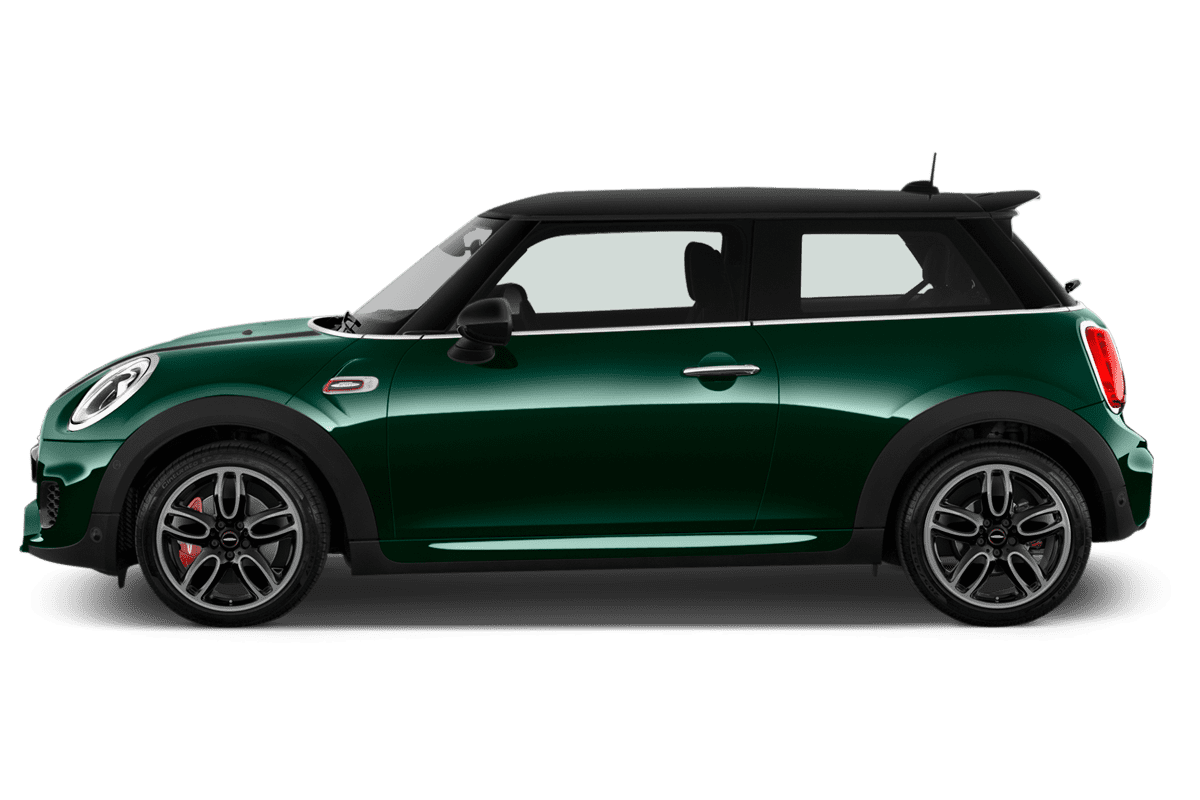 Seitenansicht eines MINI 3-Türer John Cooper Works