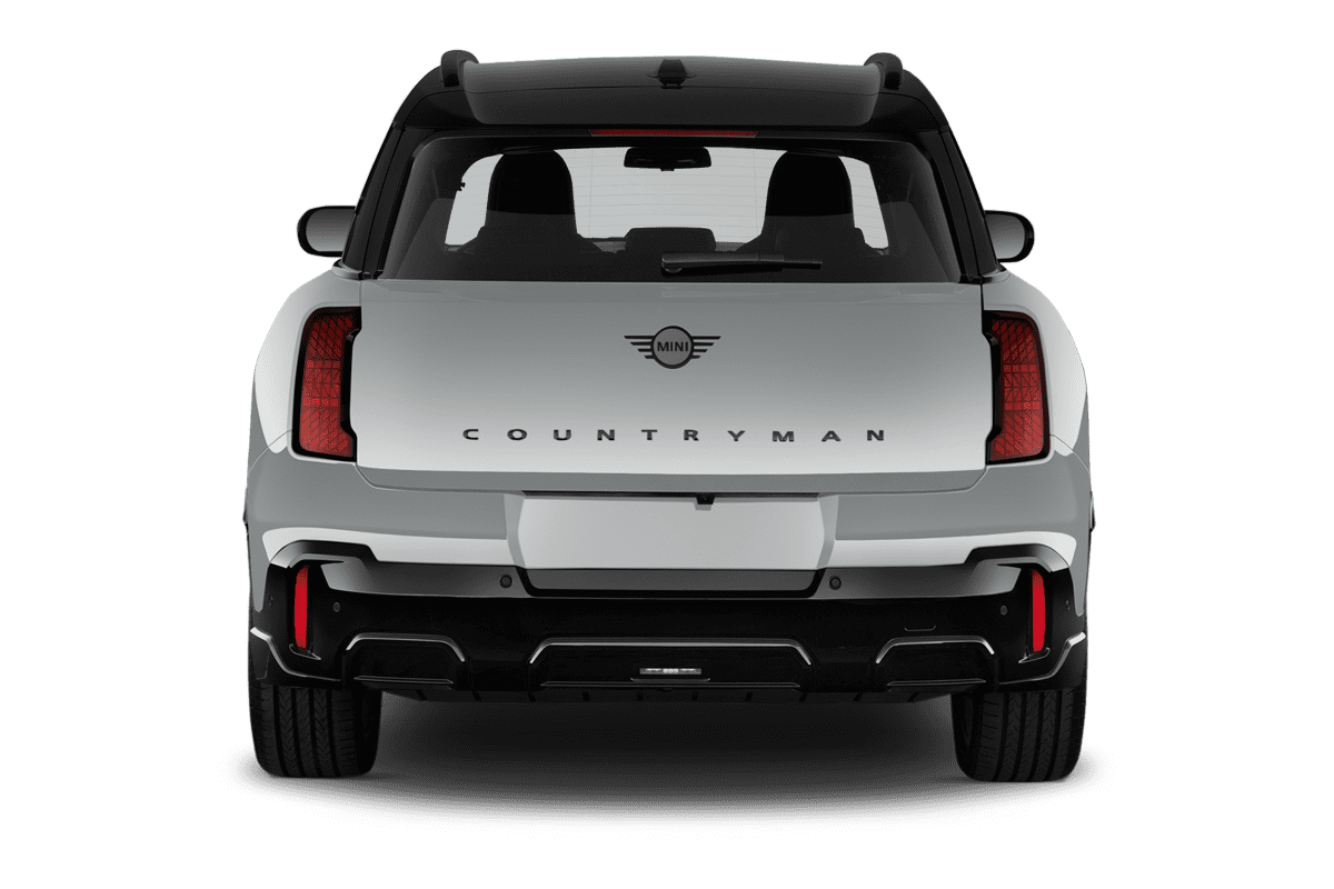Heckansicht eines MINI Countryman Electric