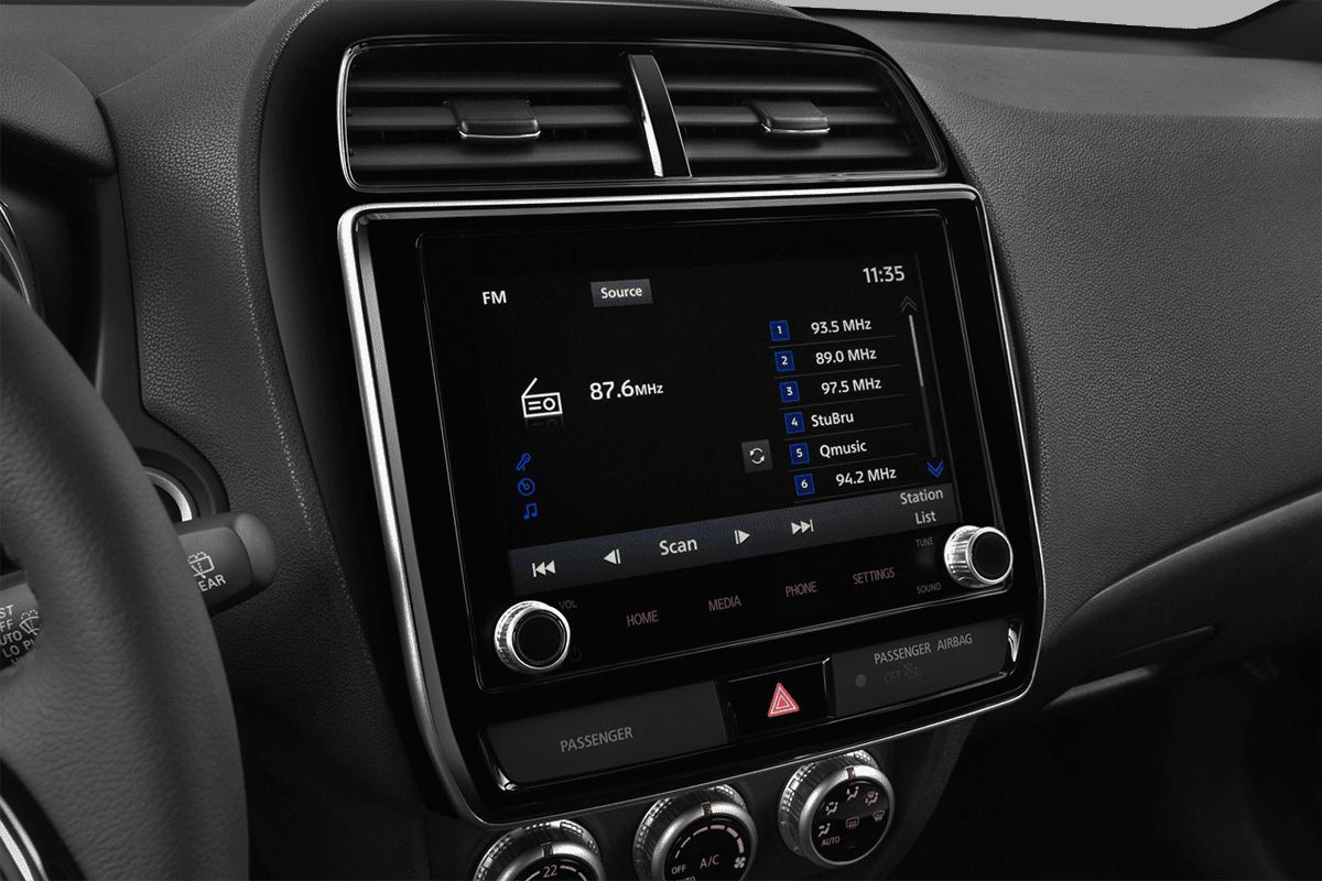 Audiosystem eines Mitsubishi ASX Plug-in-Hybrid