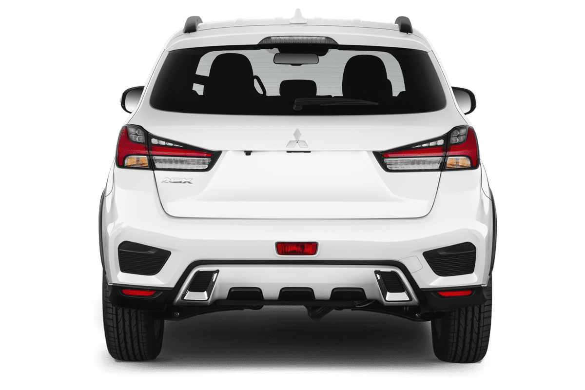 Heckansicht eines Mitsubishi ASX Plug-in-Hybrid