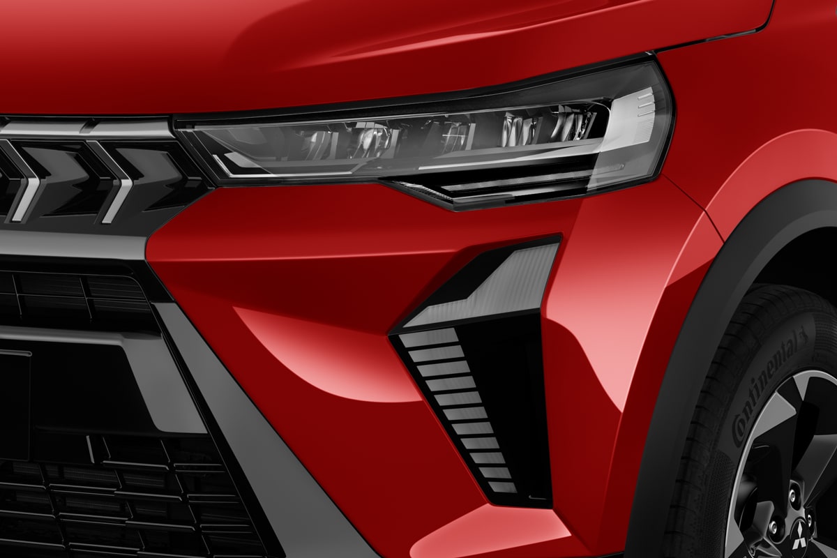 Frontscheinwerfer eines Mitsubishi ASX Hybrid