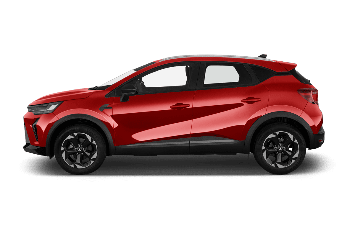 Seitenansicht eines Mitsubishi ASX Hybrid