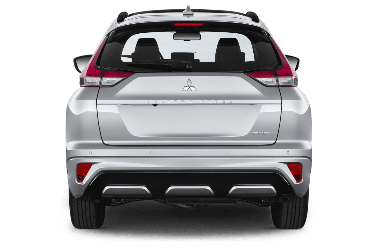 Heckansicht eines Mitsubishi Eclipse Cross BEV (neues Modell)