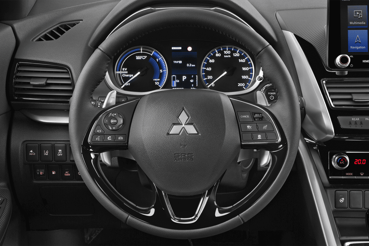 Lenkrad eines Mitsubishi Eclipse Cross BEV (neues Modell)