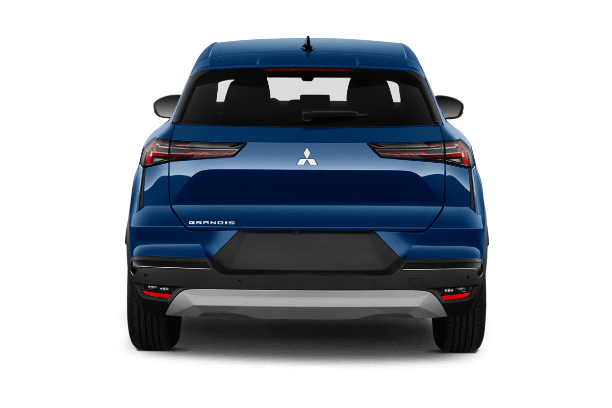 Heckansicht eines Mitsubishi Grandis (KI-generiert)