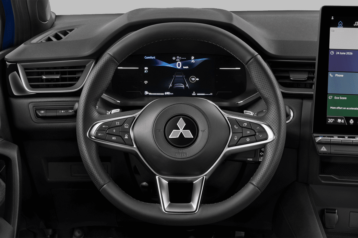 Lenkrad eines Mitsubishi Grandis (KI-generiert)