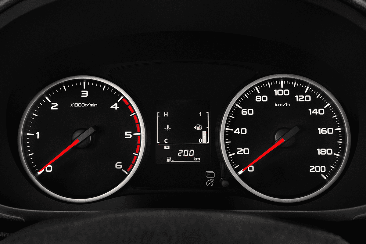 Kombiinstrument eines Mitsubishi L200