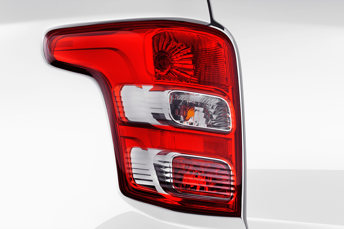 Heckleuchten eines Mitsubishi L200