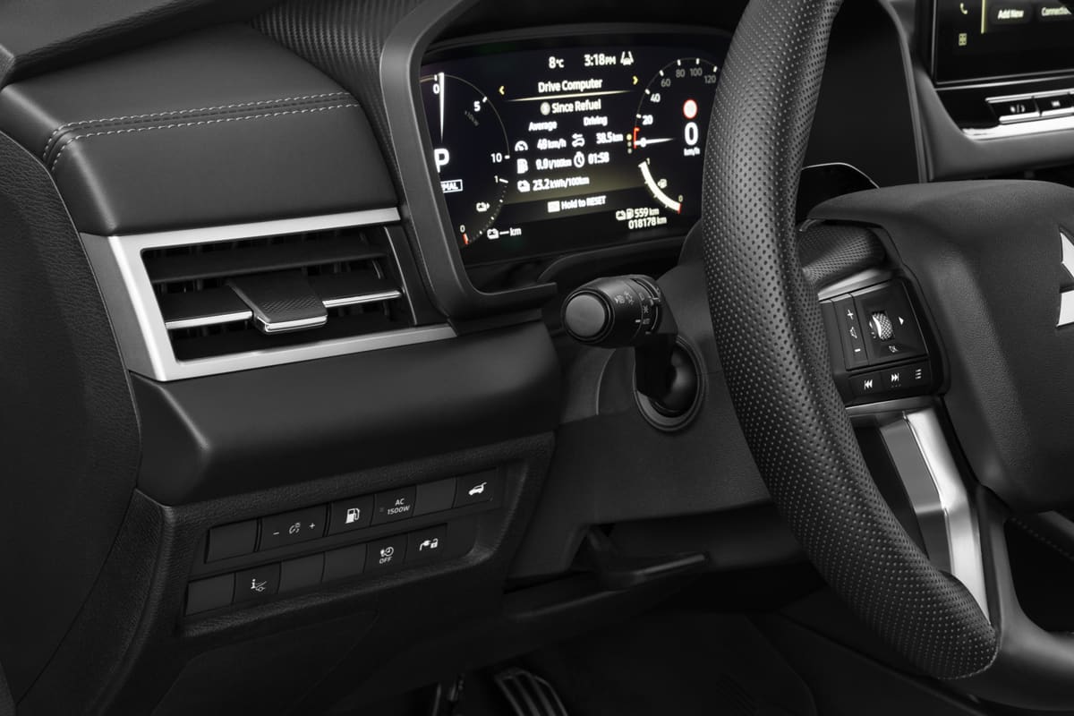 Lüftung eines Mitsubishi Outlander Plug-in-Hybrid