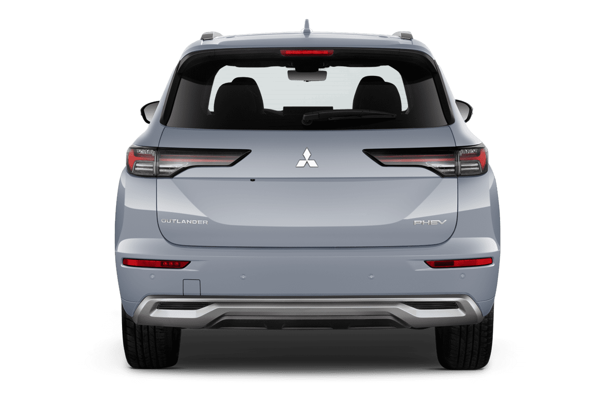 Heckansicht eines Mitsubishi Outlander Plug-in-Hybrid