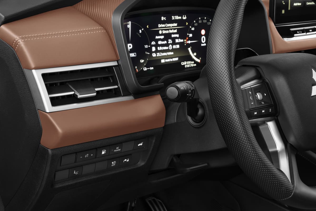 Lüftung eines Mitsubishi Outlander Plug-in-Hybrid