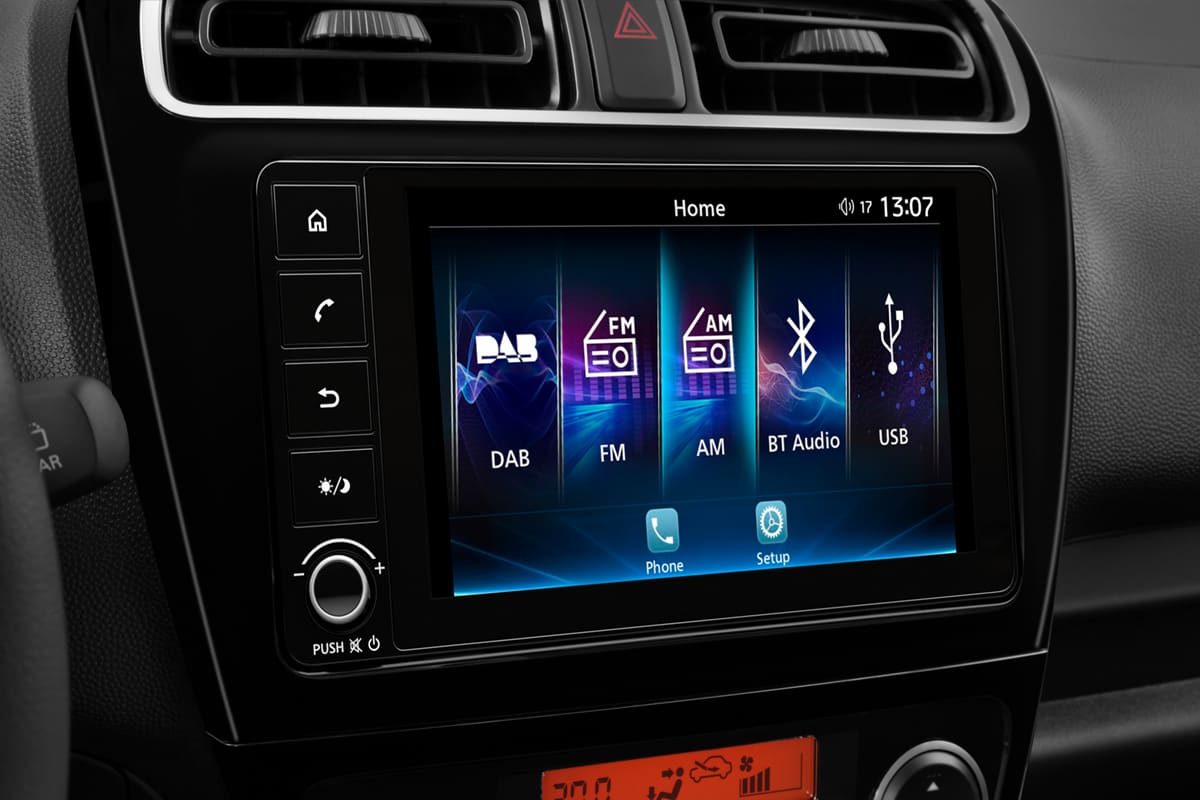 Audiosystem eines Mitsubishi Space Star