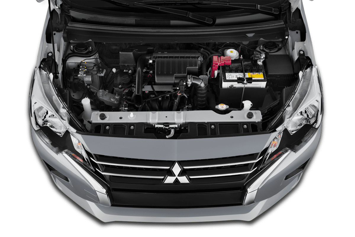 Motorraum eines Mitsubishi Space Star