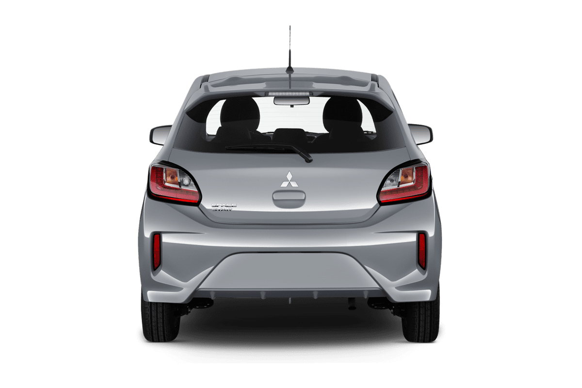 Heckansicht eines Mitsubishi Space Star