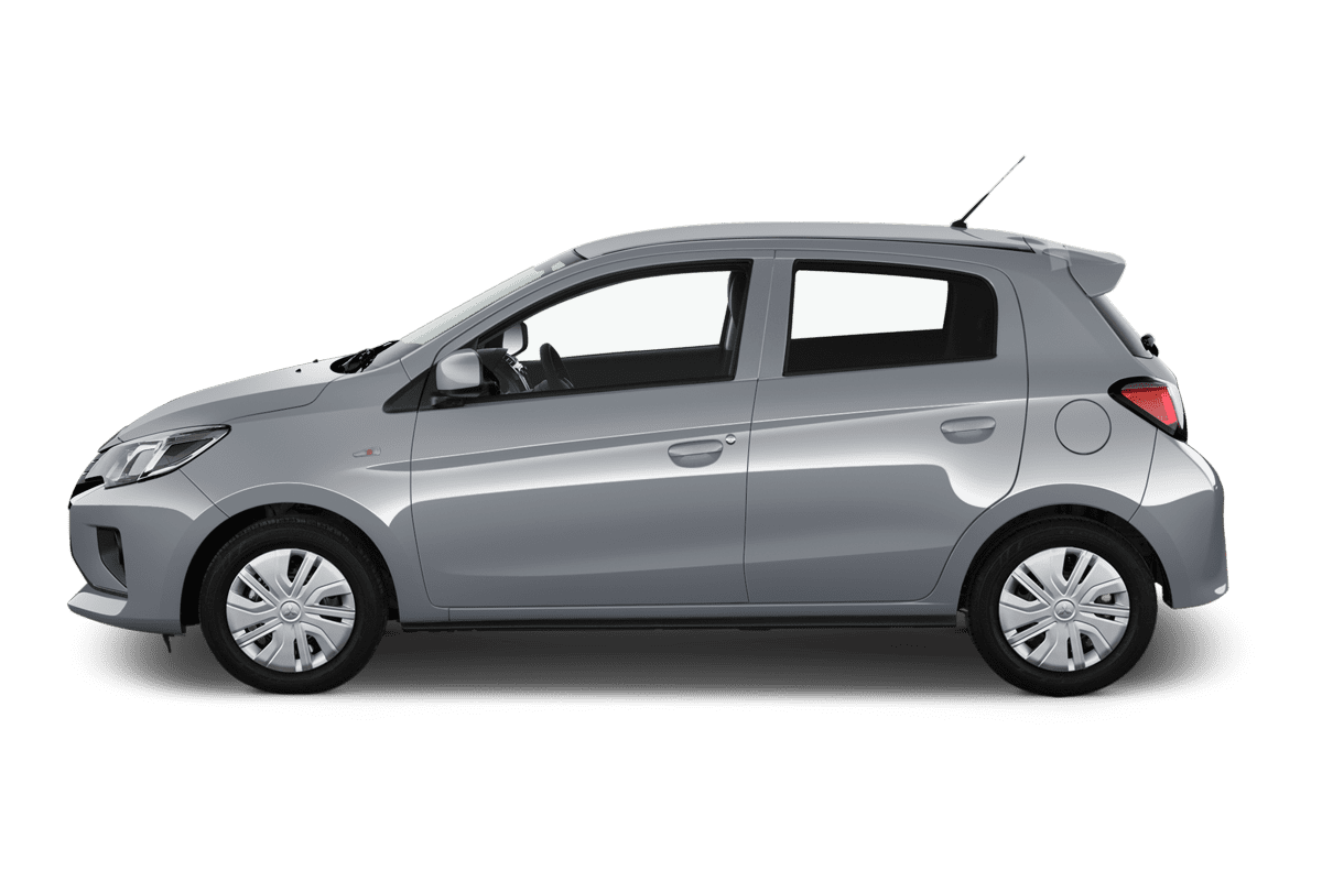 Seitenansicht eines Mitsubishi Space Star