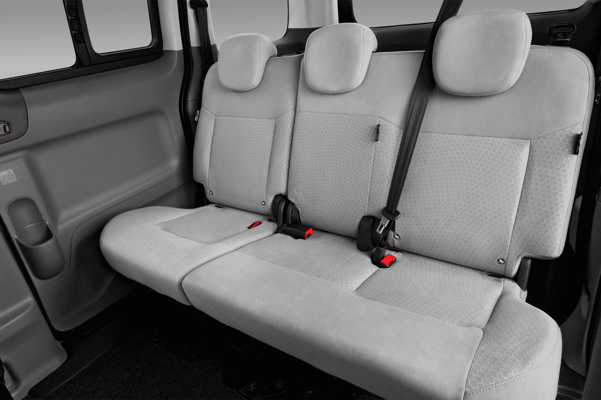 Rücksitzbank eines Nissan E-NV200 Evalia