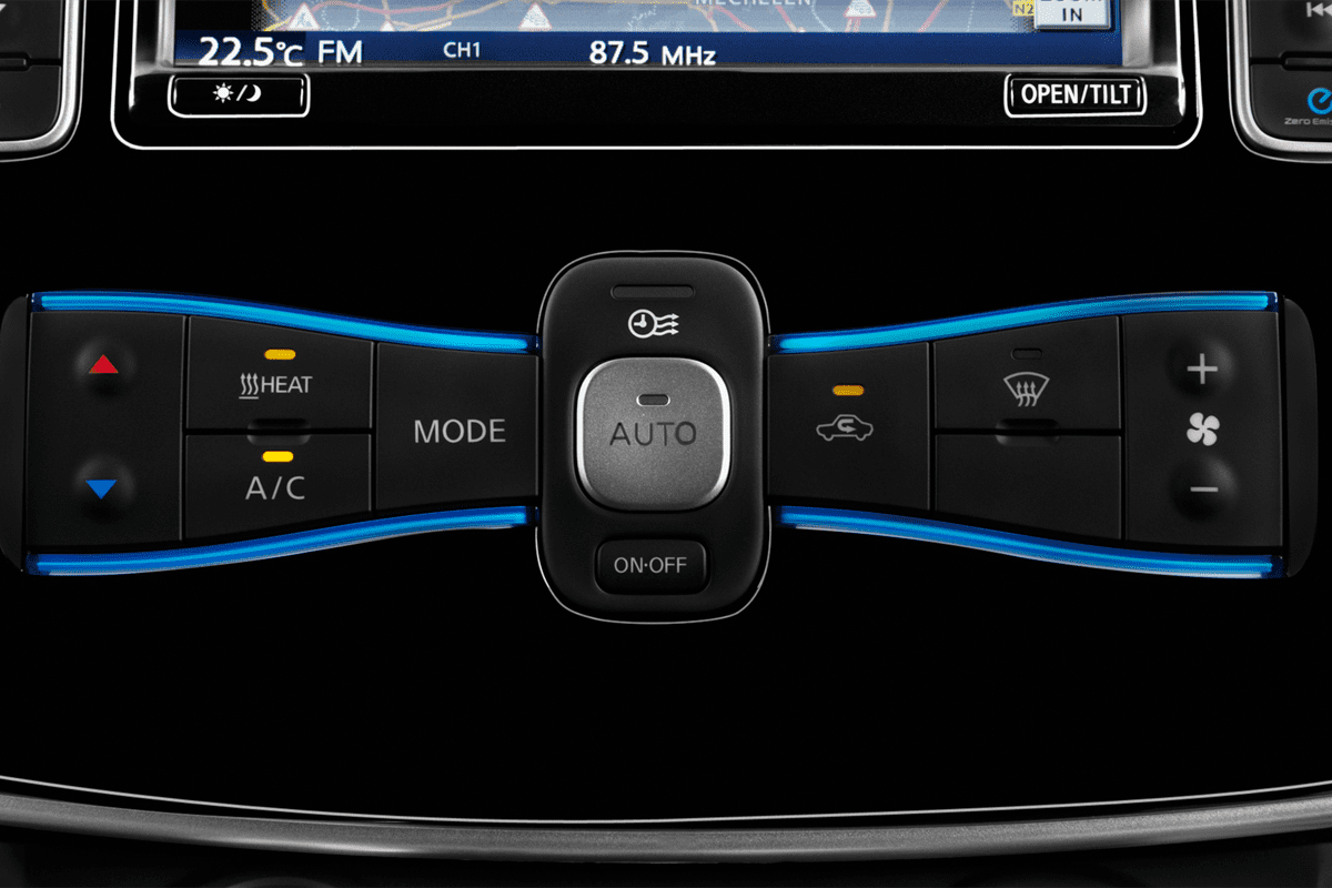 Klimasteuerung eines Nissan E-NV200 Evalia