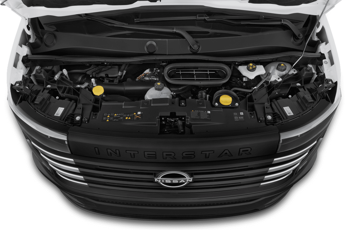 Motorraum eines Nissan Interstar EV