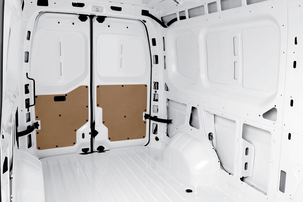 Rücksitzbank eines Nissan Interstar EV