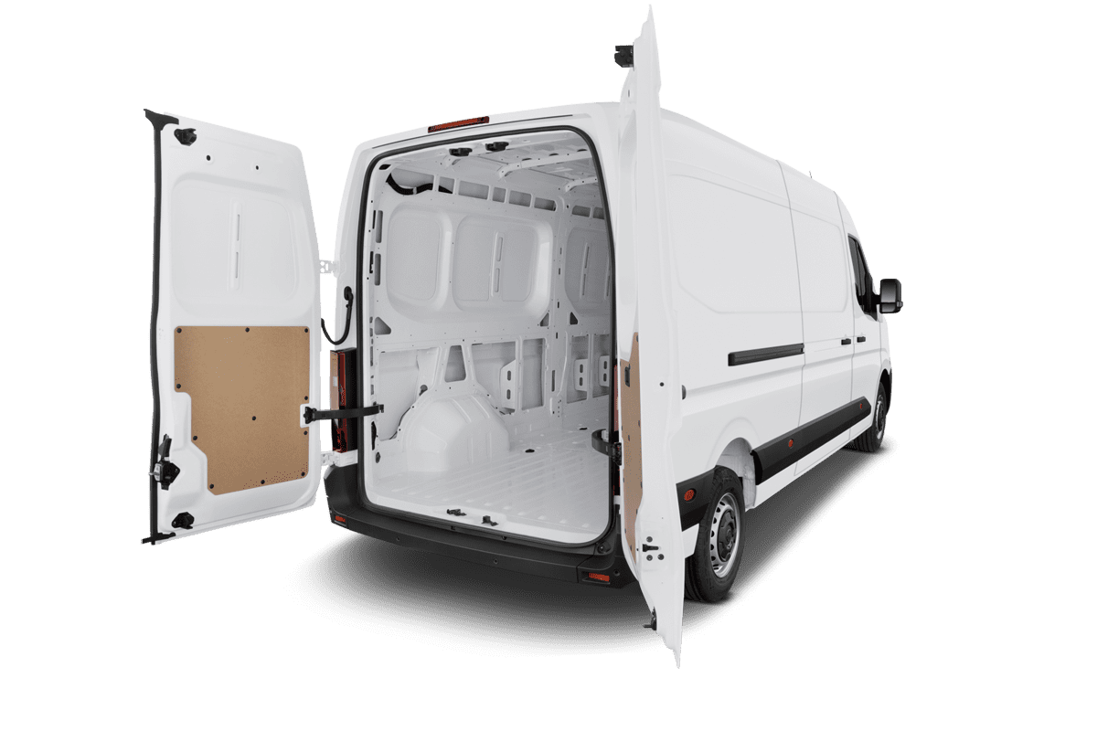 Kofferraum eines Nissan Interstar EV