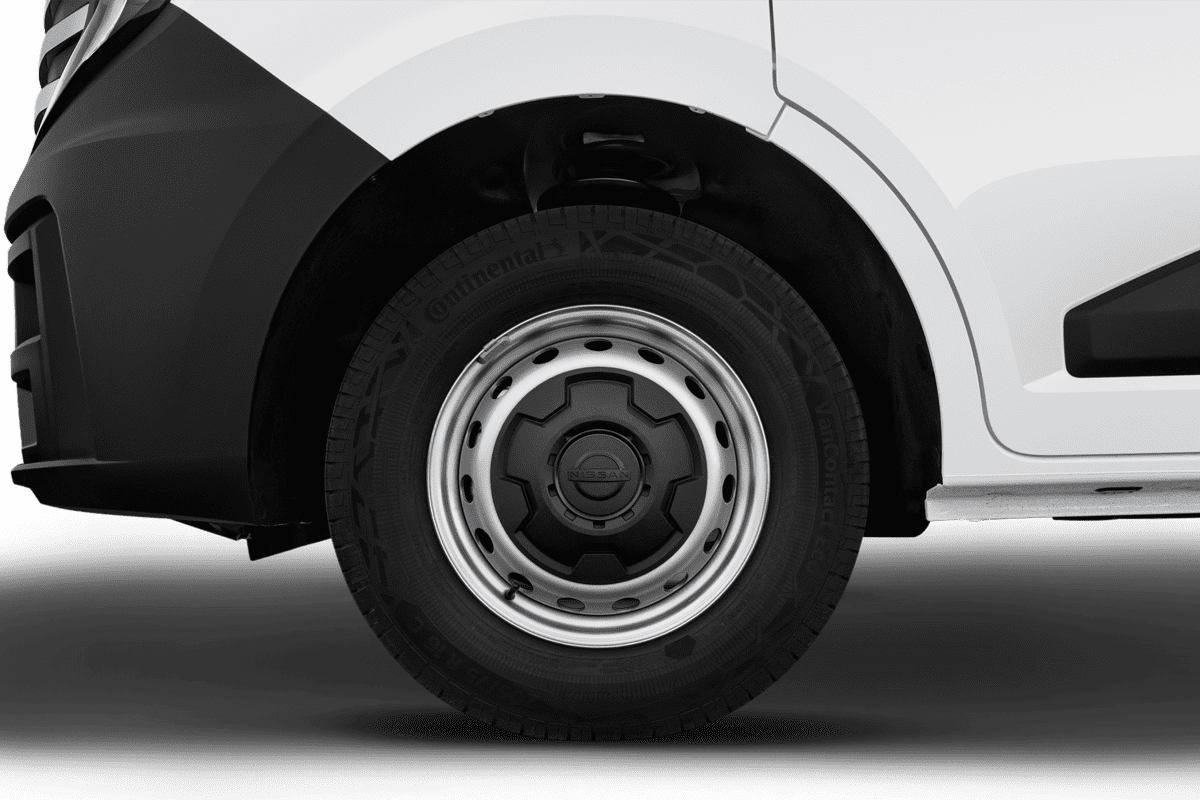 Radkappe oder Felge eines Nissan Interstar EV