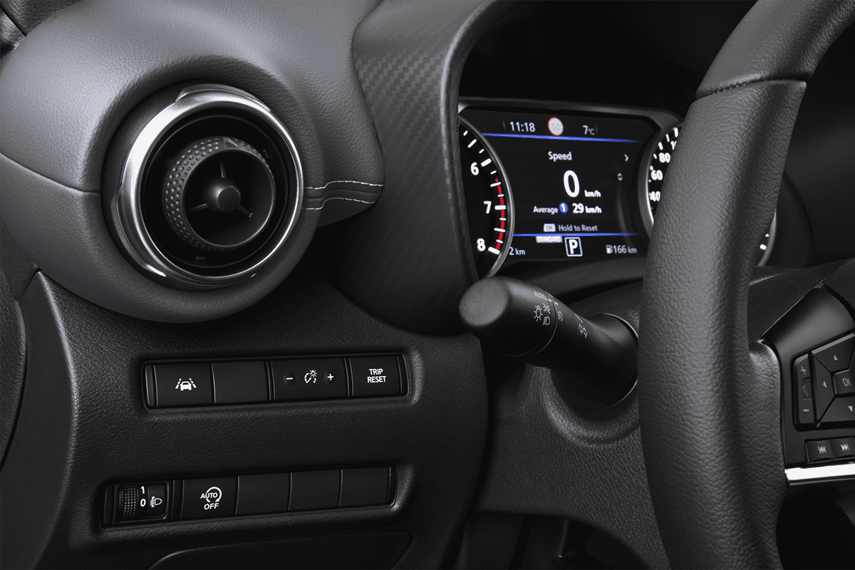 Lüftung eines Nissan Juke Hybrid 