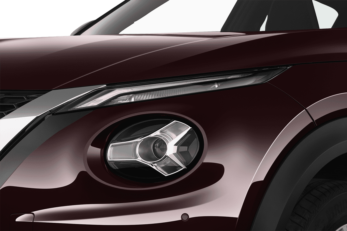 Frontscheinwerfer eines Nissan Juke Hybrid 