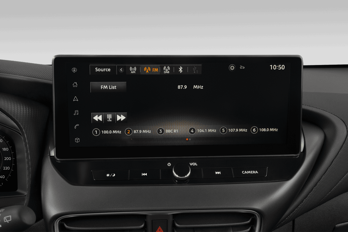 Audiosystem eines Nissan Juke 