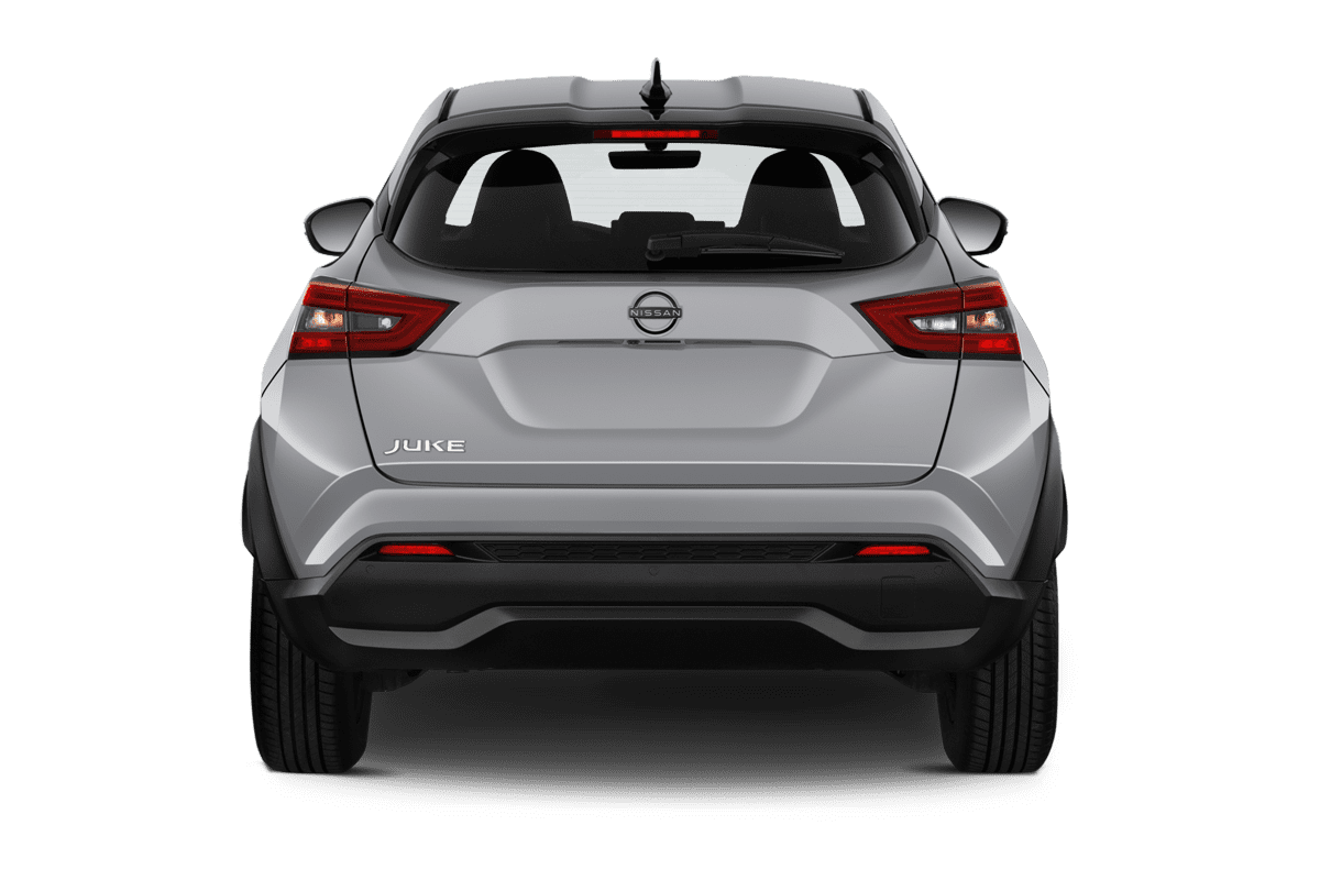 Heckansicht eines Nissan Juke 