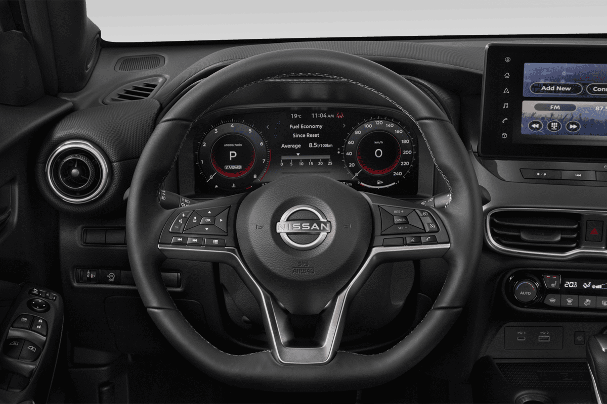 Lenkrad eines Nissan Juke 