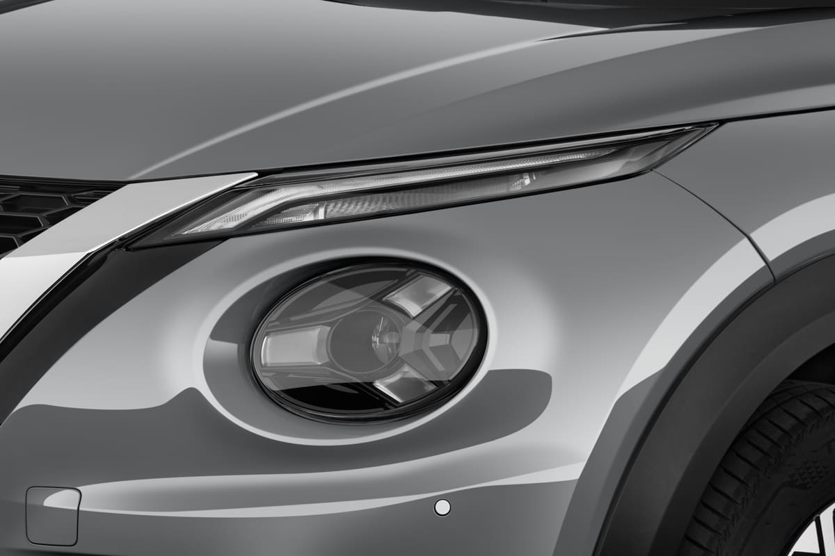 Frontscheinwerfer eines Nissan Juke (neues Modell) (KI-generiert)