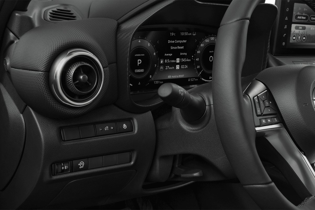 Lüftung eines Nissan Juke Hybrid (neues Modell)