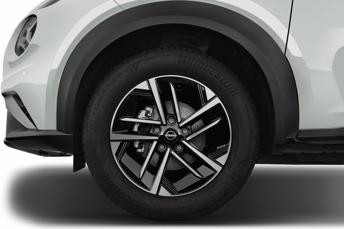 Radkappe oder Felge eines Nissan Juke Hybrid (neues Modell)