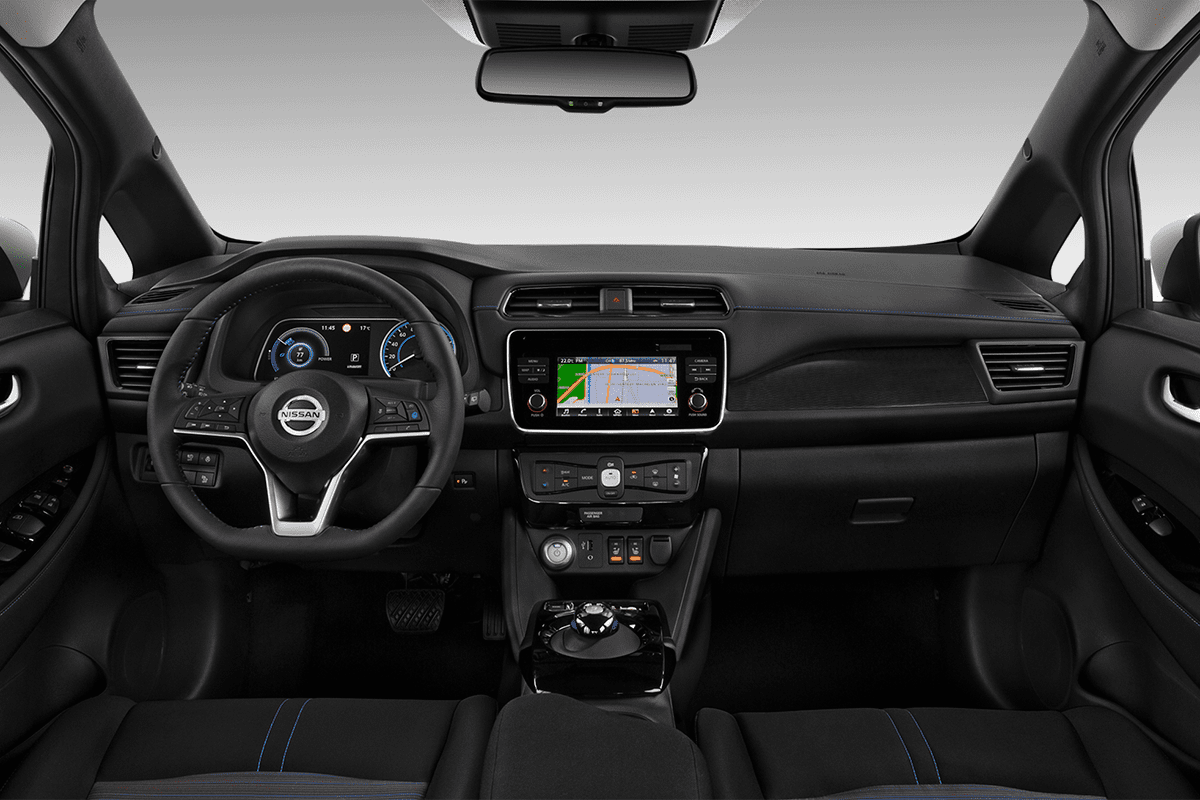 Armaturenbrett eines Nissan Leaf