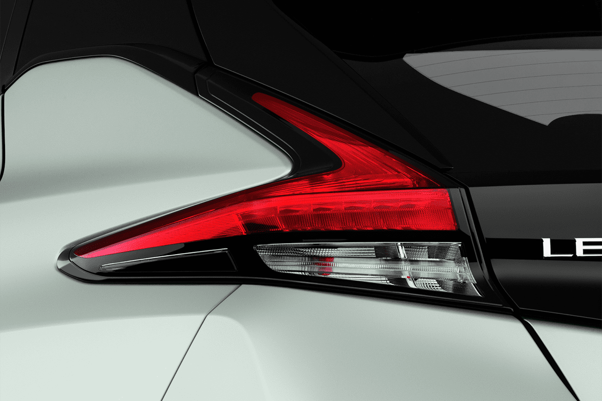 Heckleuchten eines Nissan Leaf