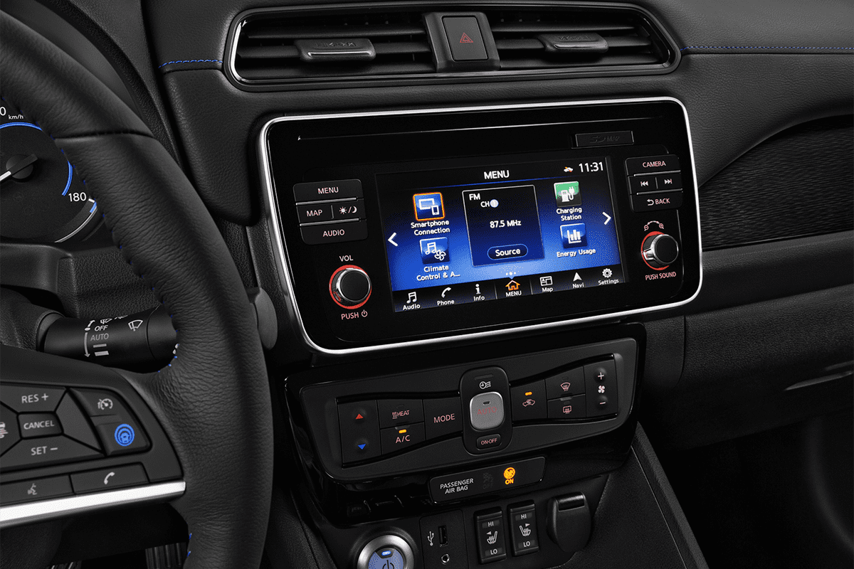 Klimasteuerung eines Nissan Leaf