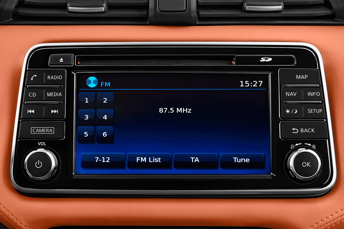 Audiosystem eines Nissan Micra N-Way