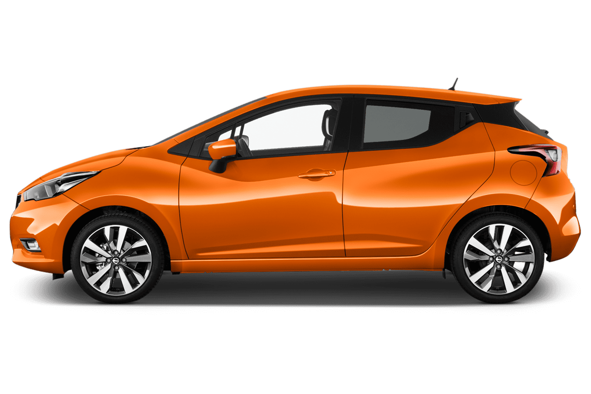 Seitenansicht eines Nissan Micra N-Way