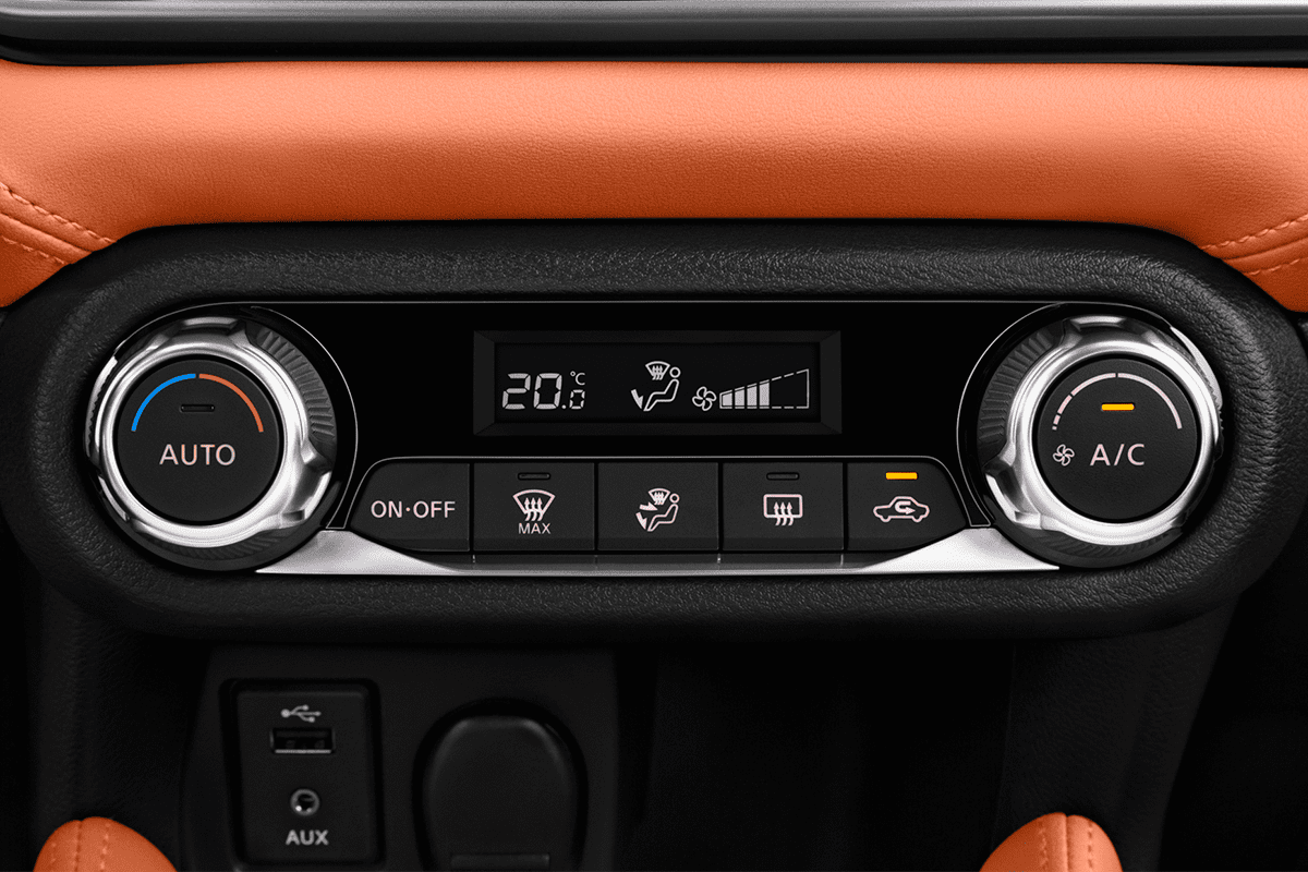 Klimasteuerung eines Nissan Micra N-Way