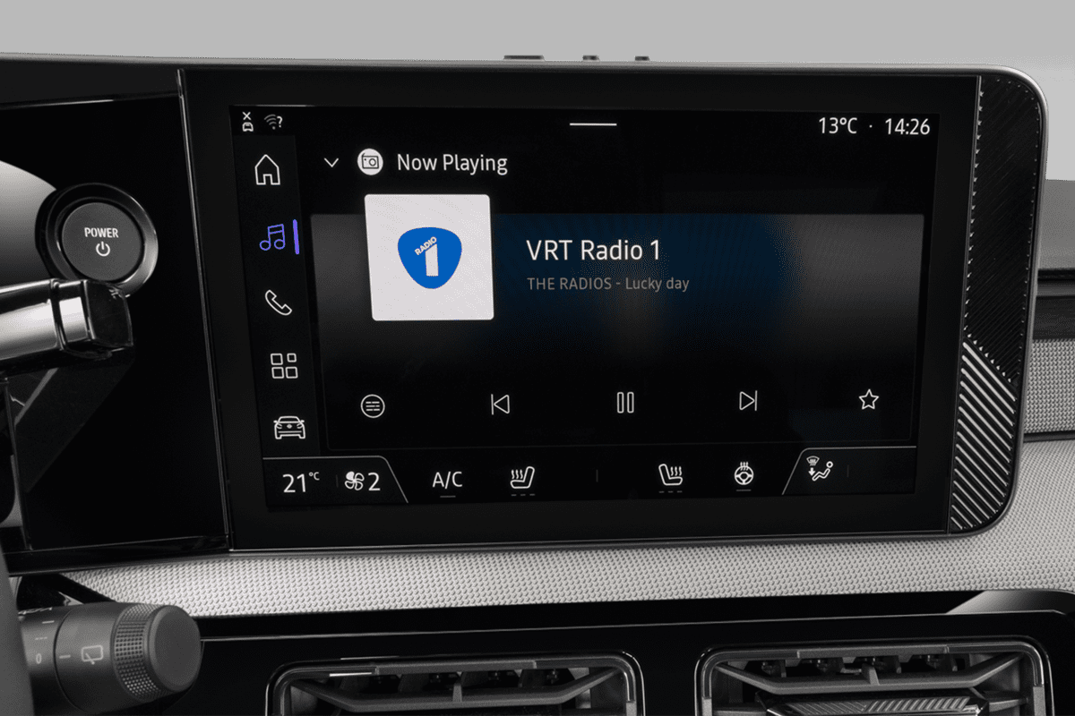 Audiosystem eines Nissan Micra BEV (neues Modell)