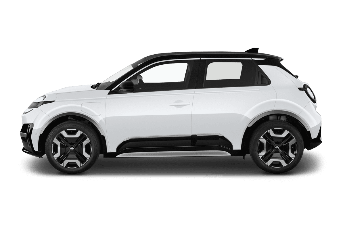 Seitenansicht eines Nissan Micra BEV (neues Modell)