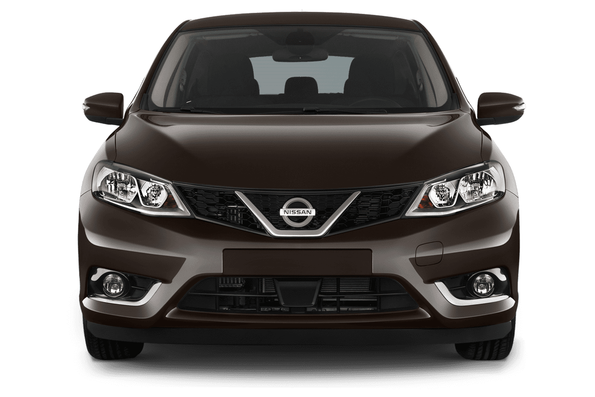 Frontansicht eines Nissan Pulsar, freigestellt