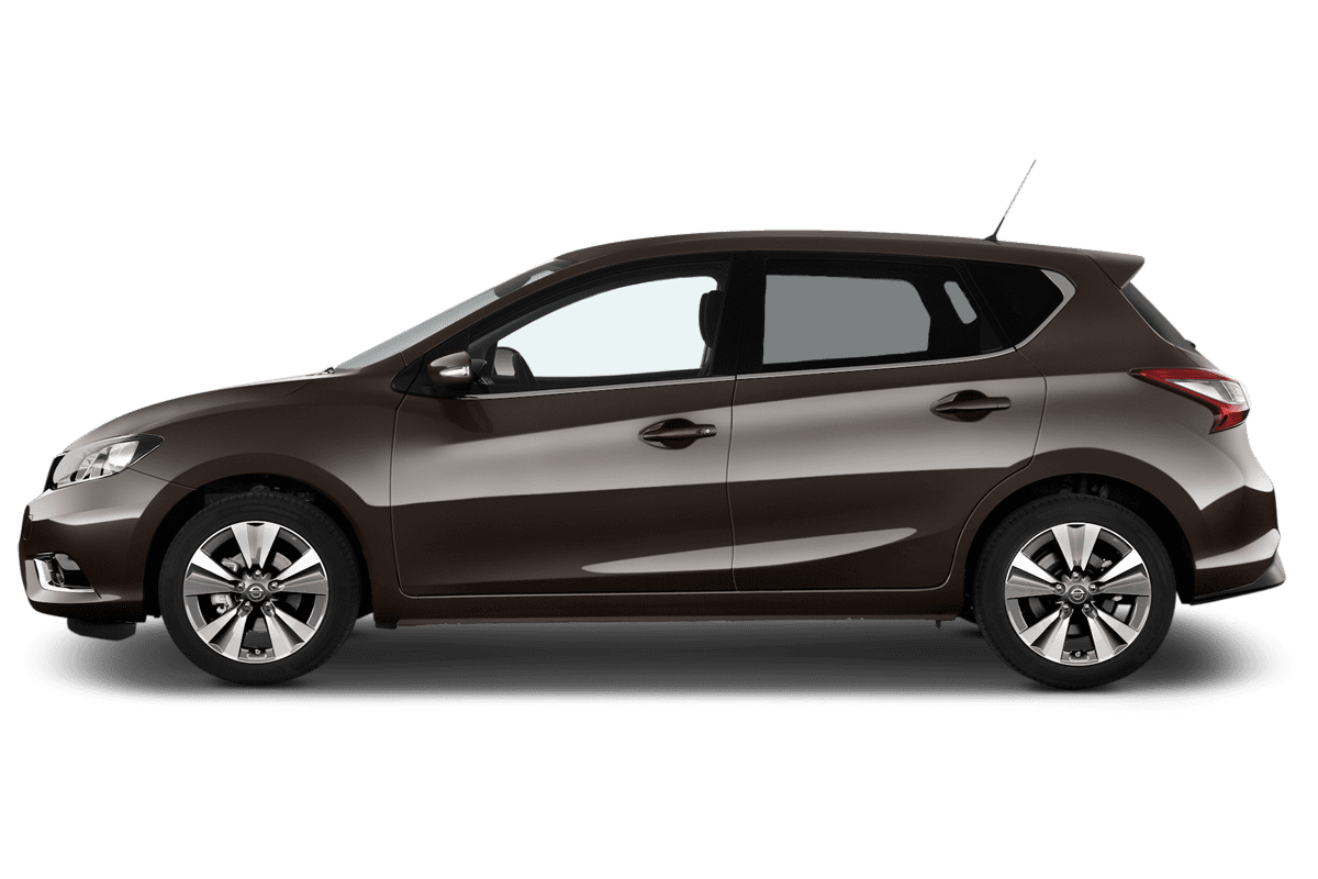 Seitenansicht eines Nissan Pulsar