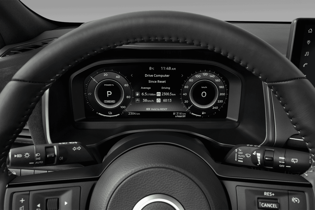 Kombiinstrument eines Nissan Qashqai