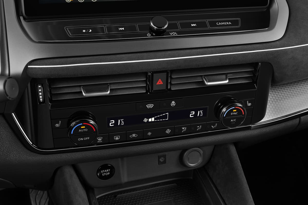 Klimasteuerung eines Nissan Qashqai