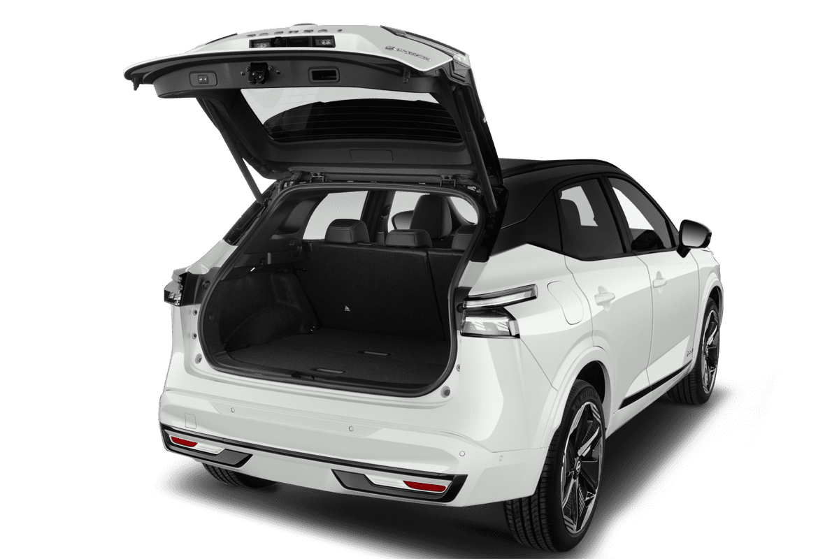 Kofferraum eines Nissan Qashqai