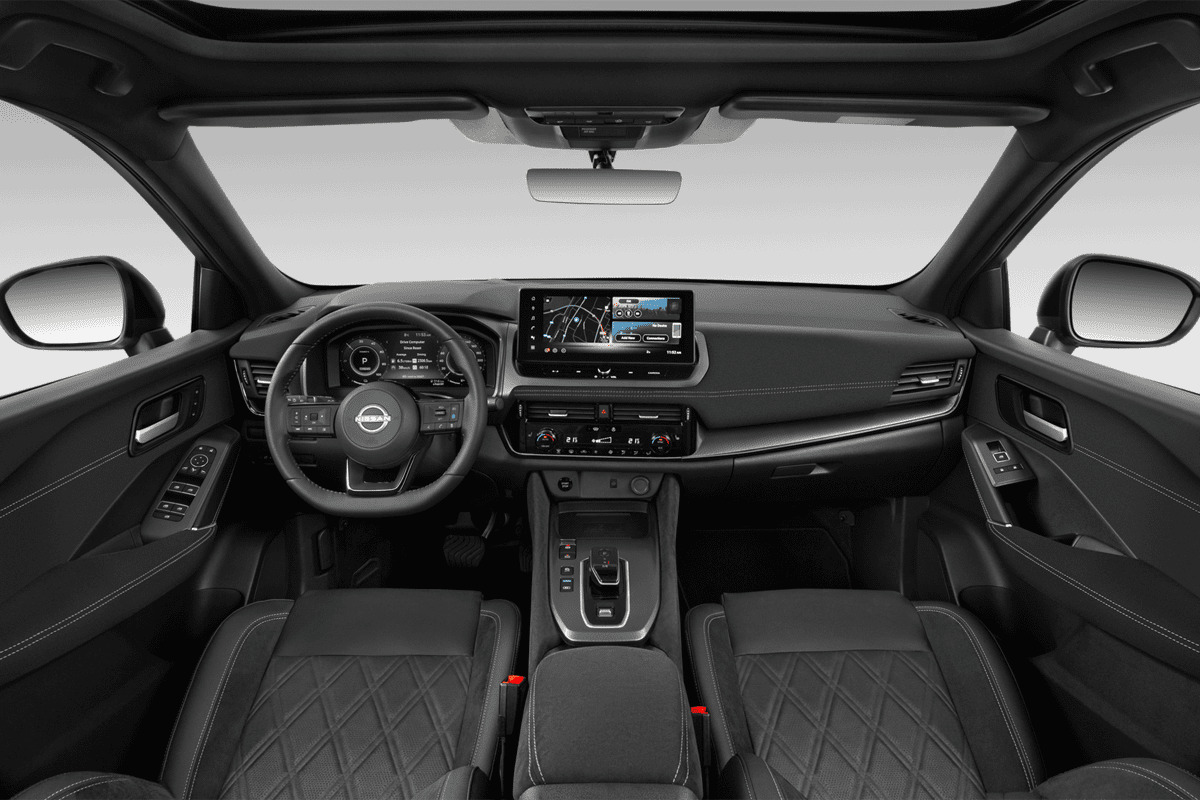 Armaturenbrett eines Nissan Qashqai  (KI-generiert)