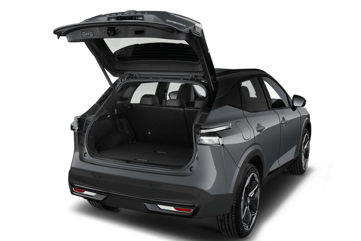 Kofferraum eines Nissan Qashqai  (KI-generiert)